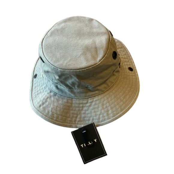 Tilley T3 Wanderer Hat Canvas Unisex 7 1/4 Khaki Green NEW - Picture 2 of 11